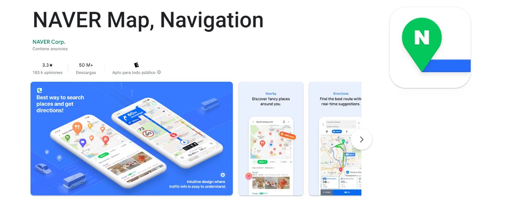 app naver map, vacaciones corea del sur 