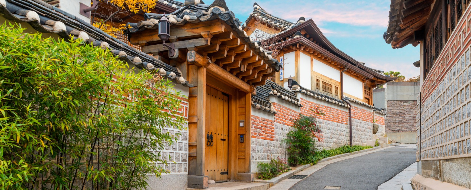 pueblo de Bukchon Hanok en Seúl, corea del sur