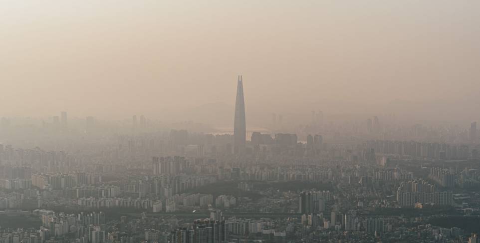 Contaminación, polución, misemonji, corea del sur