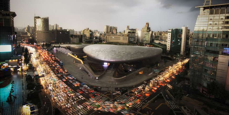 Plaza Dongdaemun en Seúl